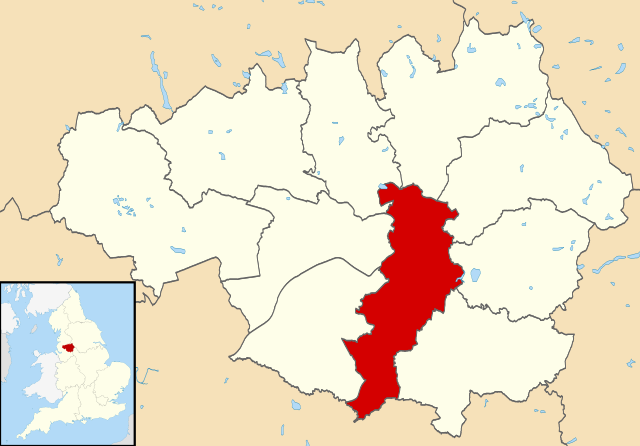 Large Manchester UK locator map