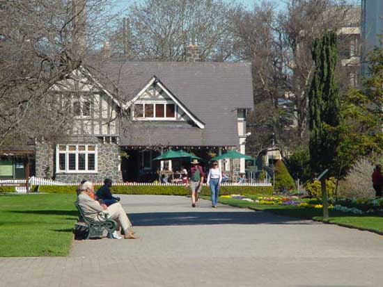 Christchurch Curators restaurant in Botanical Gardens