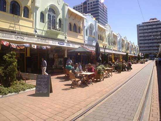 Christchurch Gourmet delights on trendy New Regent Street