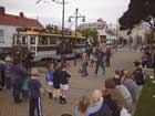 Christchurch Tram and street performers