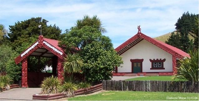 Maori Marae in Gisborne New Zealand