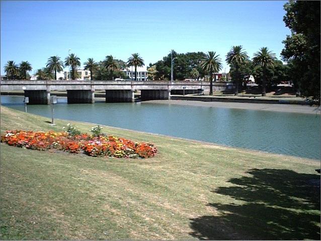 Main Bridge in Gisborne City from City Centre to Kaiti