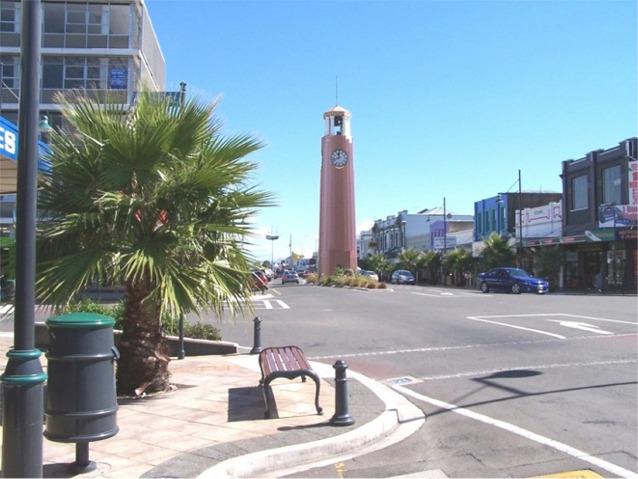 Gisborne New Zealand Clock Tower on Gladstone Road