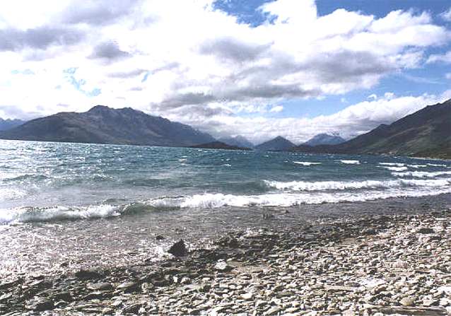 The Northern End of Lake Wakatipu New Zealand