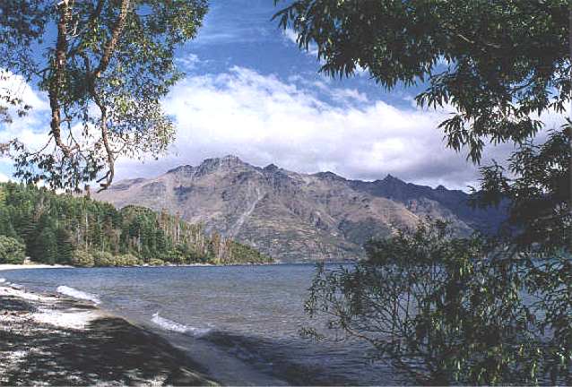 Lake Wakatipu New Zealand Near Walter Peak