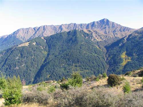 Skyline and Ben Lomand from Queenstown Hill
