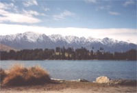 The Remarkables and Lake Wakatipu from Queenstown