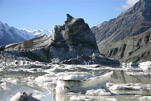 Tasman Glacier, New Zealand photograph