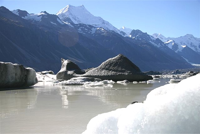 Mount Cook from Tasman Glacier