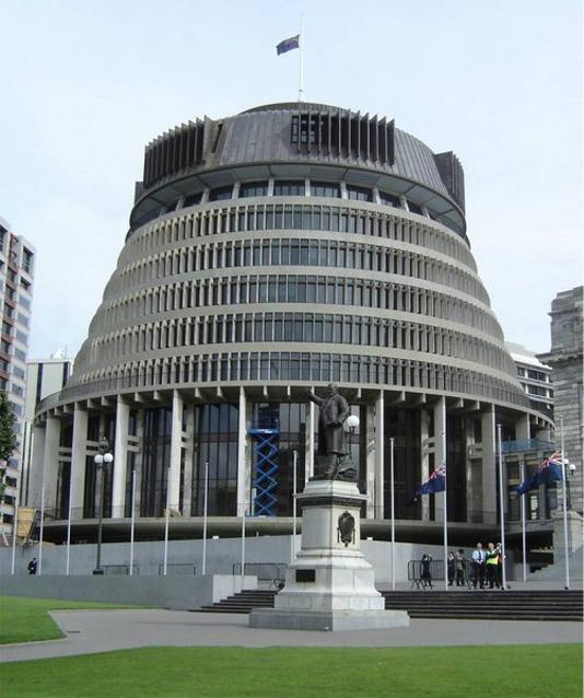 Beehive - Executive wing of the New Zealand Parliament Buildings